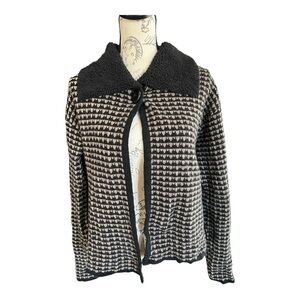 A.Ida sweater jacket, sweater, open front,  size small, made in Italy